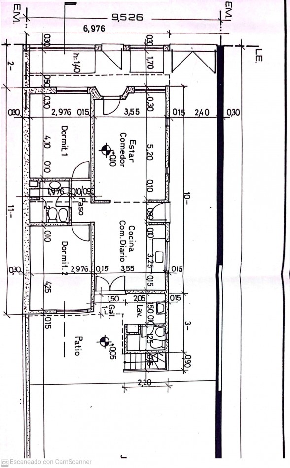 Apta credito Casa 2 dormitorios patio Belgrano