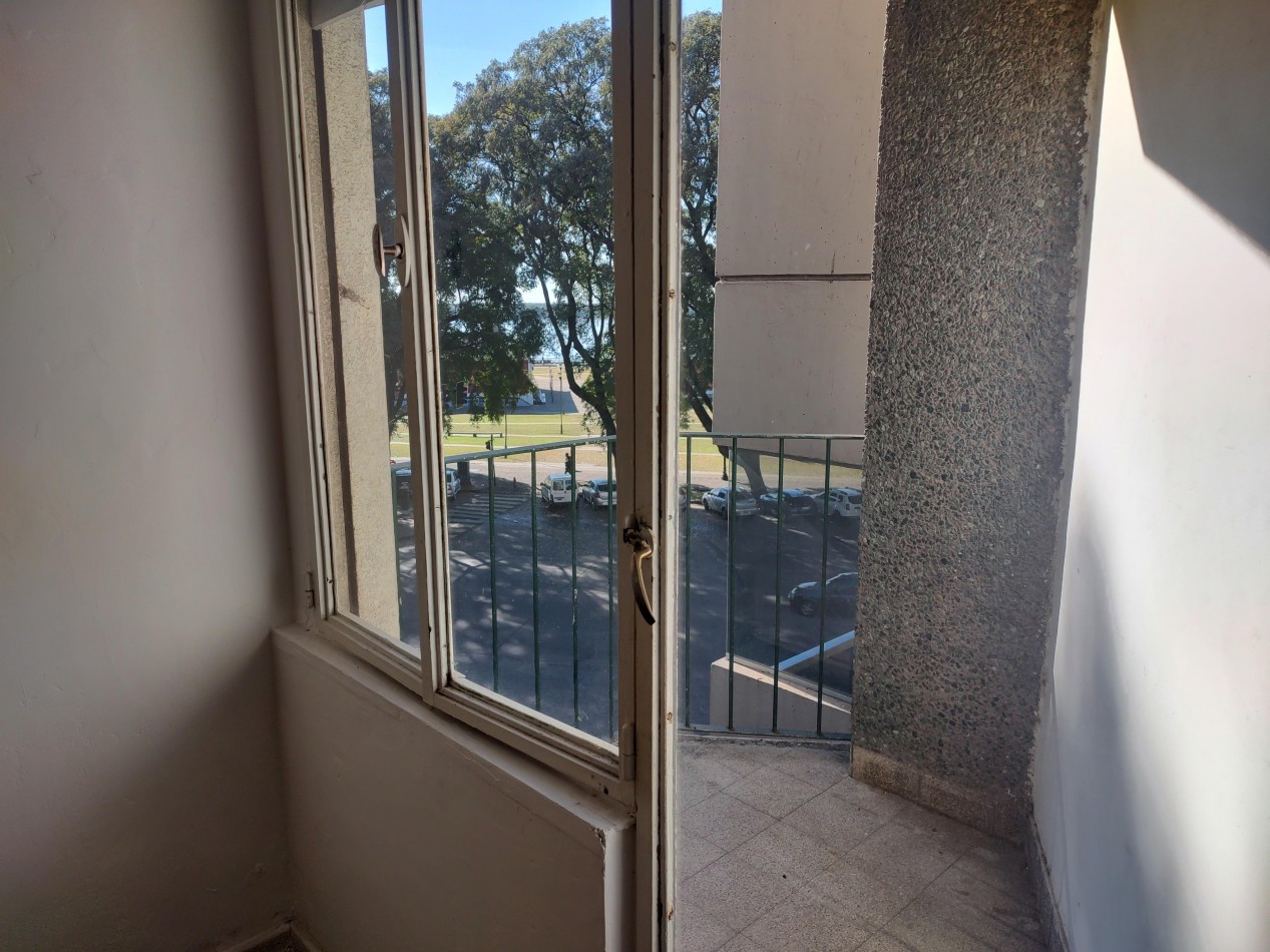 departamento 1 dormitorio con vista al Rio amoblado